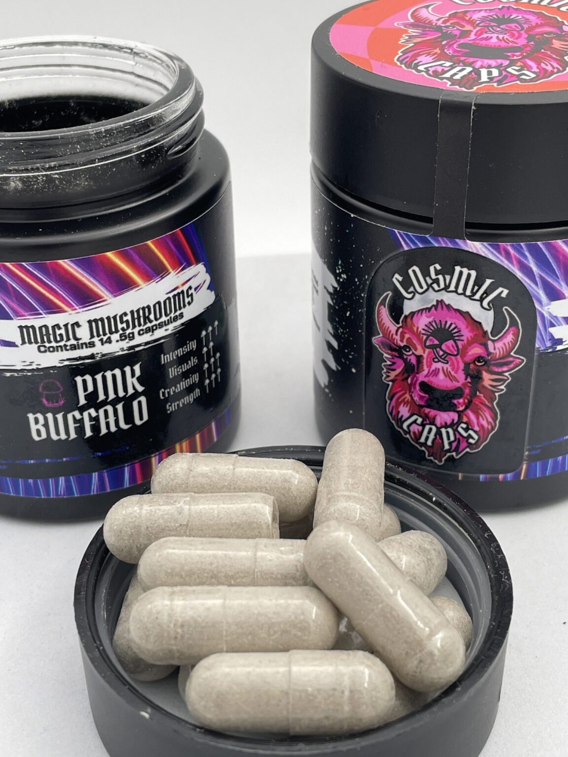 Cosmic Caps Pink Buffalo Magic Mushrooms Capsules – 14.5g